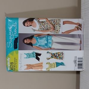 3 for $15 - Simplicity Pattern #0628 Sz 6-14